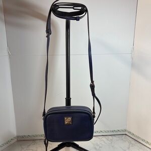 Dooney & Bourke Sawyer Leather Camera/Crossbody Bag, Navy Blue, J12051043